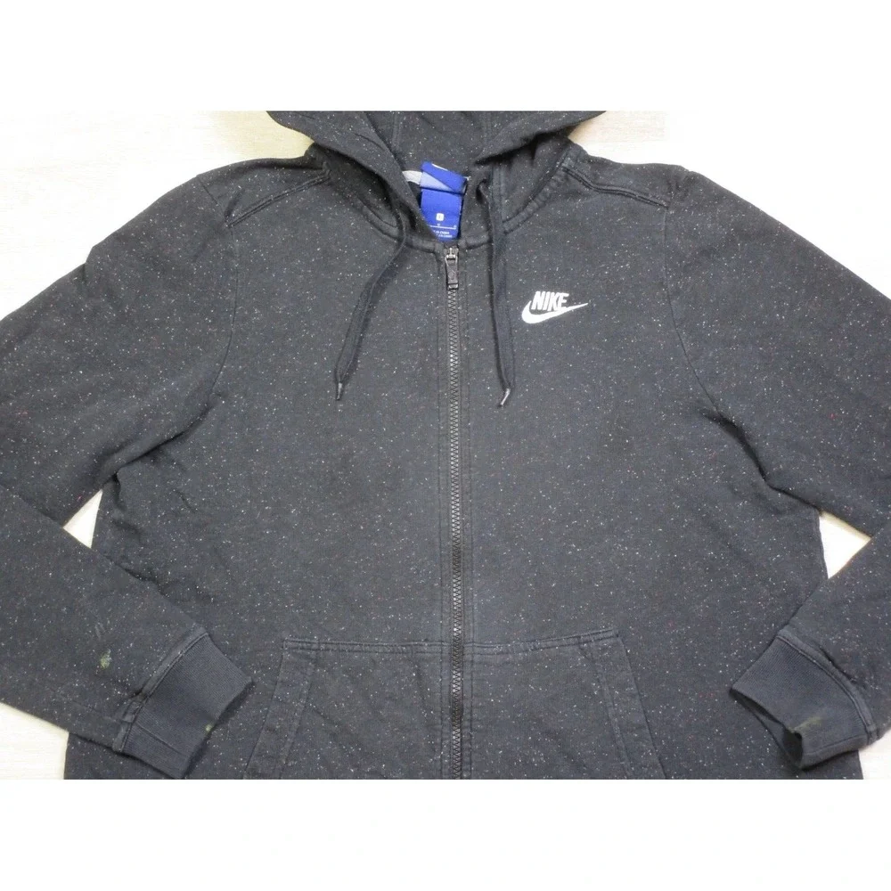 Nike AOP Full Zip Hoodie (L) Hooded Sweatshirt Solar System Stars‎ Dots Splatter